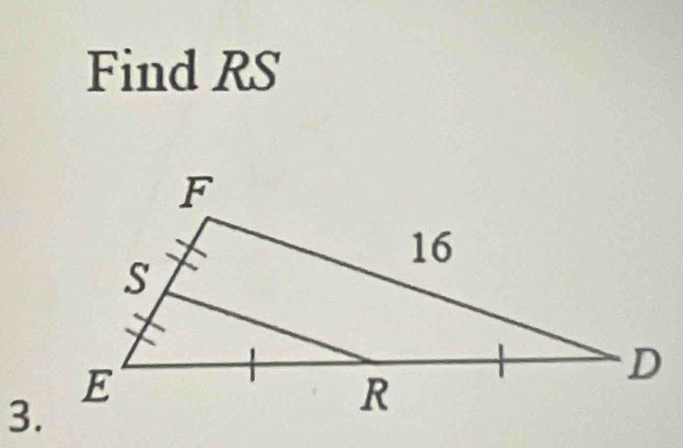 Find RS
3.