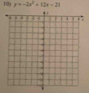 y=-2x^2+12x-21