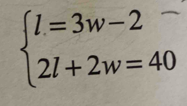 27+2w=40