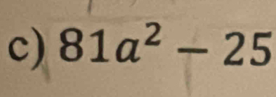 81a^2-25