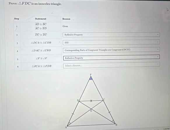 Prove: △ FDC is an isosceles triangle.
129 PM