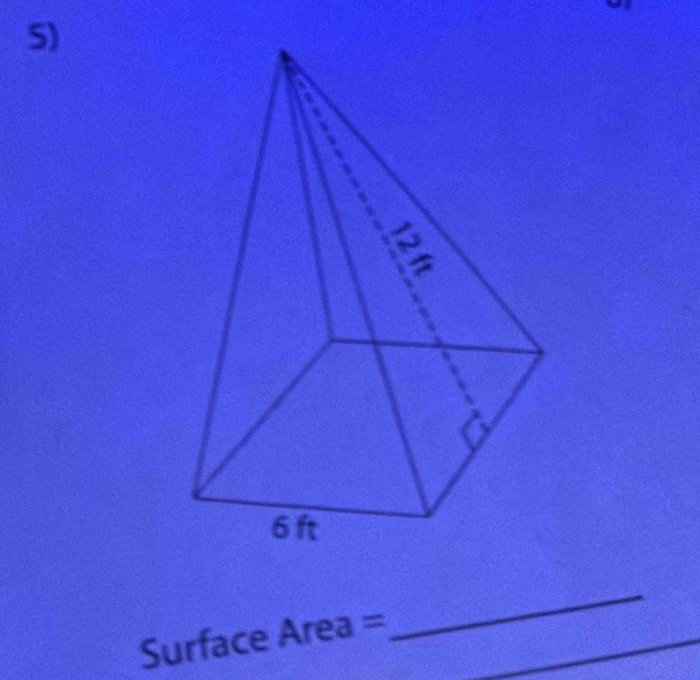 Surface Area =