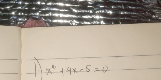 x^n+4x-5=0