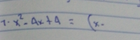 x^2-4x+4=(x-