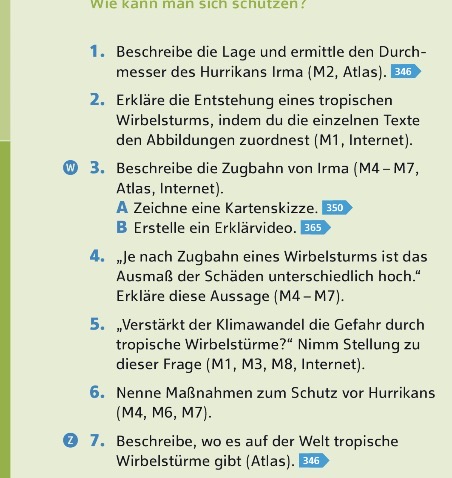 Gelöst:Wie kann man sich schutzen? 1. Beschreibe die Lage und ermittle ...
