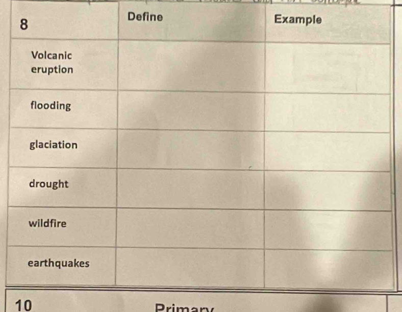 10 Primary