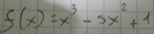 f(x)=x^3-3x^2+1