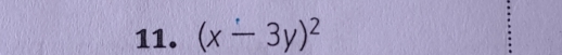 (x-3y)^2