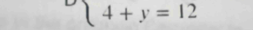 t+y=12