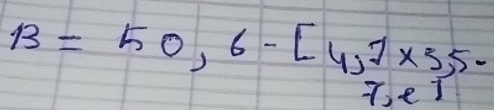 B=50,6-[4,7* 3,5-
7,e1