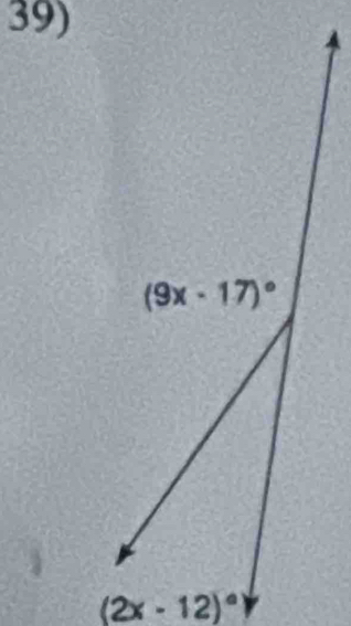 (9x-17)^circ 
(2x-12)^circ 