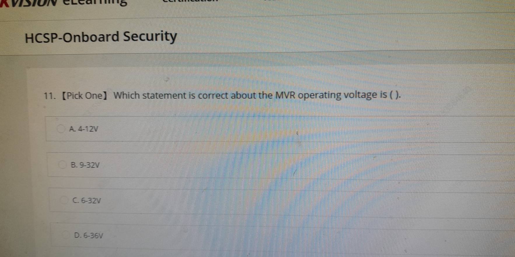 Solved: HCSP-Onboard Security 11. 【Pick One】 Which statement is correct ...