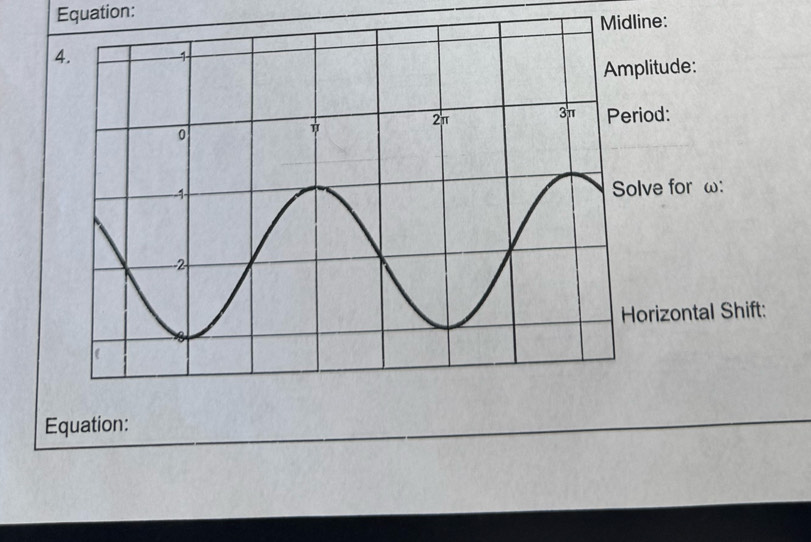 Equation: 
dline: 
Solve for ω : 
al Shift: 
Equation: