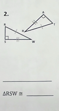 △ RSW≌