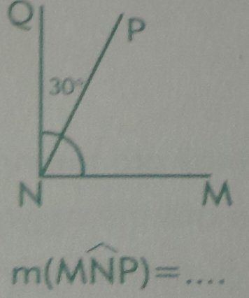 m(widehat MNP)=