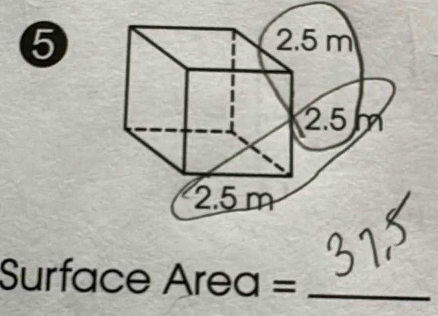 Surface Area =_