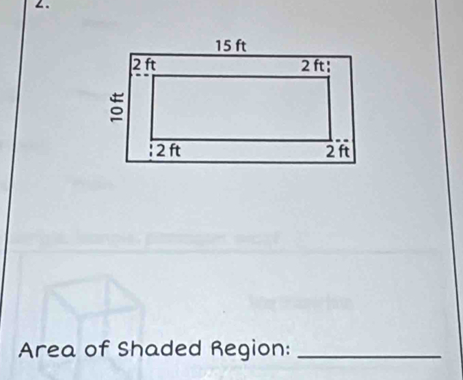 Area of Shaded Region:_