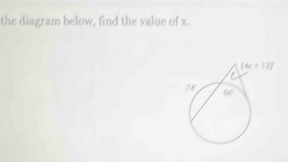 the diagram below, find the value of z.