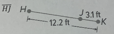 overline HJ H
3.1 ft
12.2 ft K