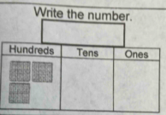 Write the number.