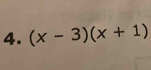 (x-3)(x+1)