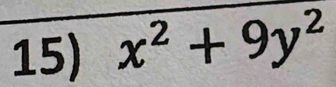 x^2+9y^2