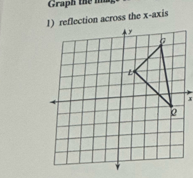 Graph thể mm
1) reflection across the x-axis