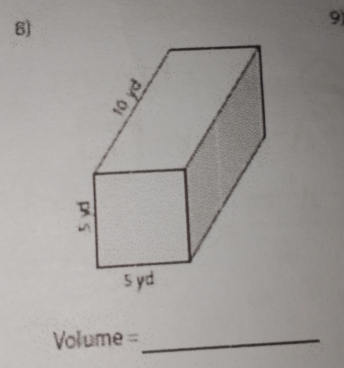 9
Volume = _