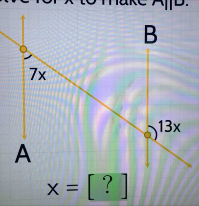 11_ 
x= [ ? ]