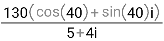  (130(cos (40)+sin (40)i))/5+4i 