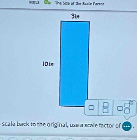 MT|L5 The Size of the Scale Factor