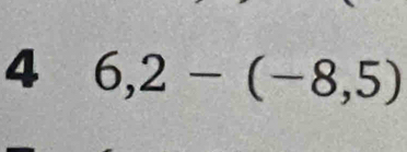 4 6,2-(-8,5)