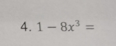 1-8x^3=