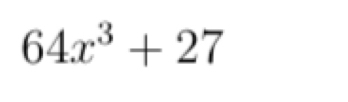 64x^3+27