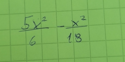  5x^2/6 - x^2/18 