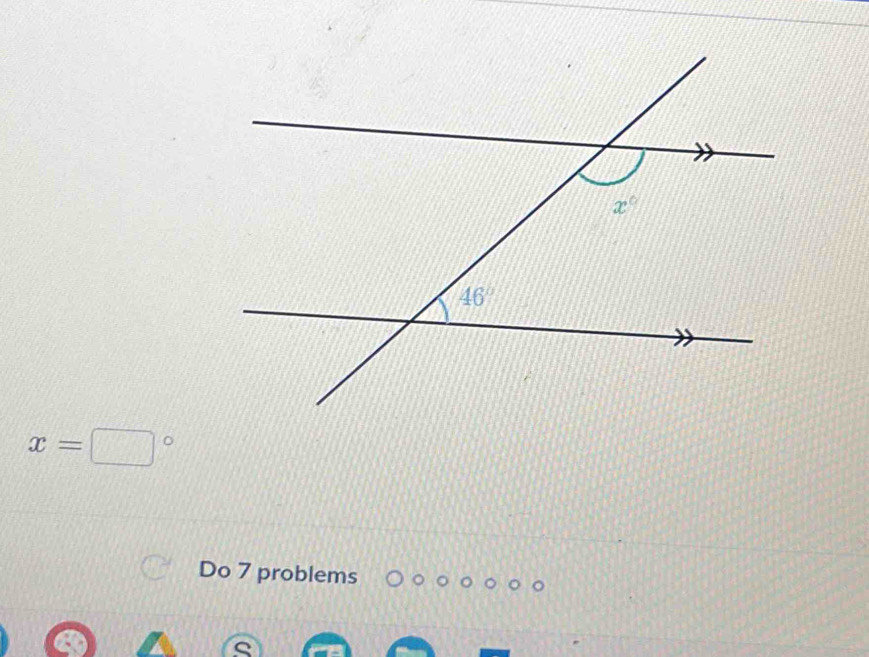 x=□°
Do 7 problems