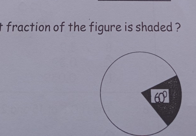 fraction of the figure is shaded ?