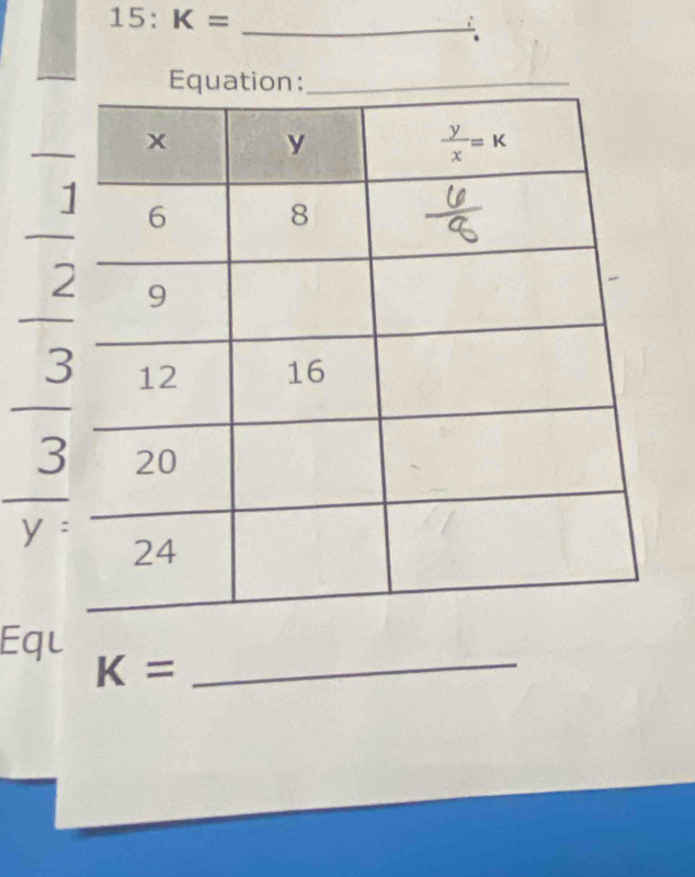 15:K=
_
.
2
3
3
y=
Equ
K= _