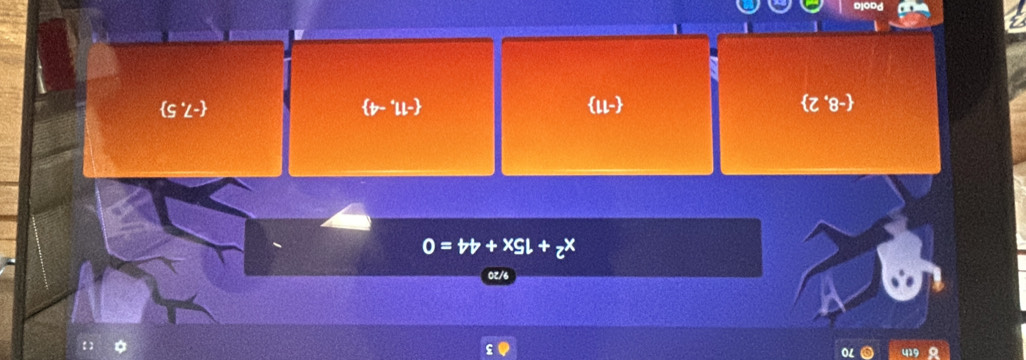 S 'Z- (b-^circ 11-) ll- z ‘8-
0=tto +xsl+z^x