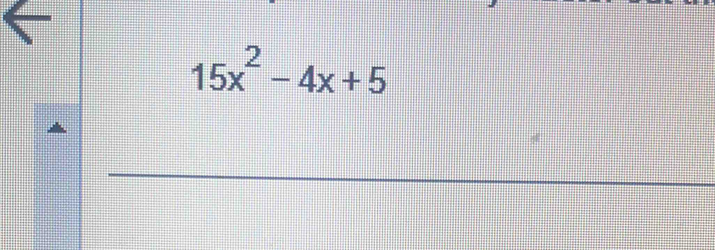 15x^2-4x+5