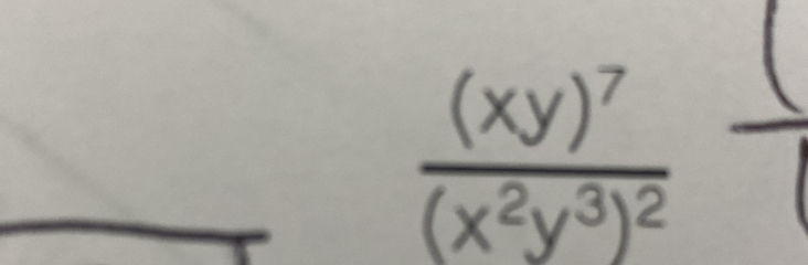 frac (xy)^7(x^2y^3)^2
_