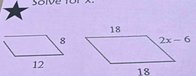 Solve 1or x.