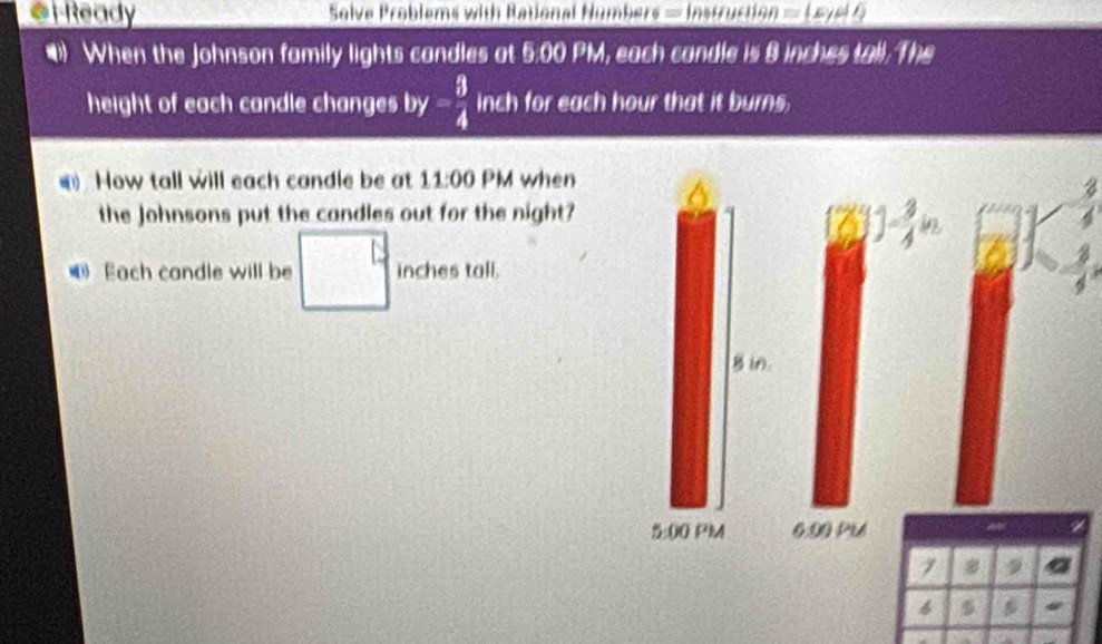 Solved: Ready Selve Problems with Rational Numbers — Instruction = =18 ...