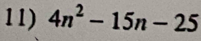 4n^2-15n-25