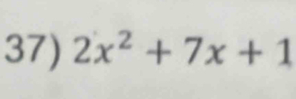 2x^2+7x+1