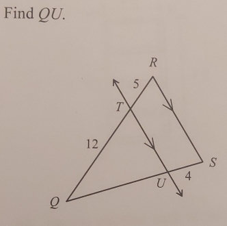 Find QU.