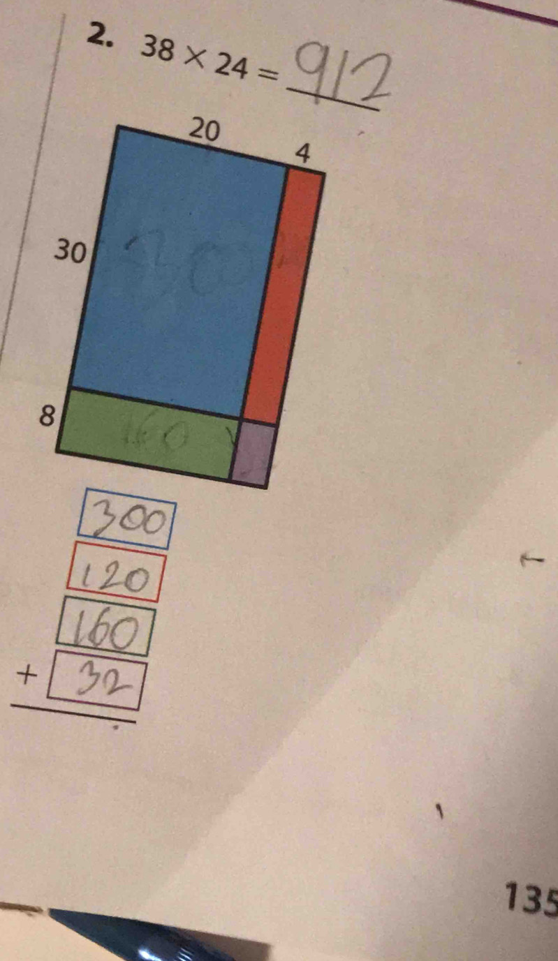 38* 24=
frac ^circ 
12
B
135