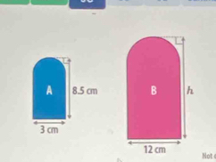 A 8.5 cm
3 cm
Not