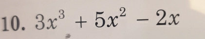 3x^3+5x^2-2x