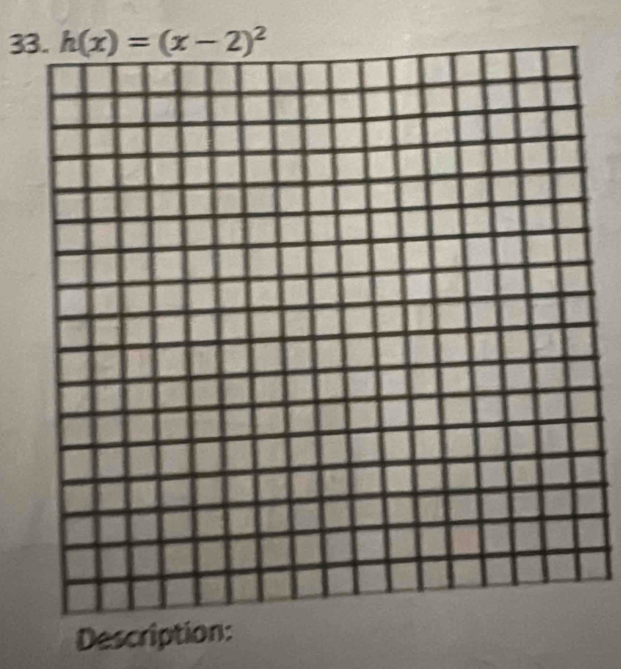 h(x)=(x-2)^2
Description: